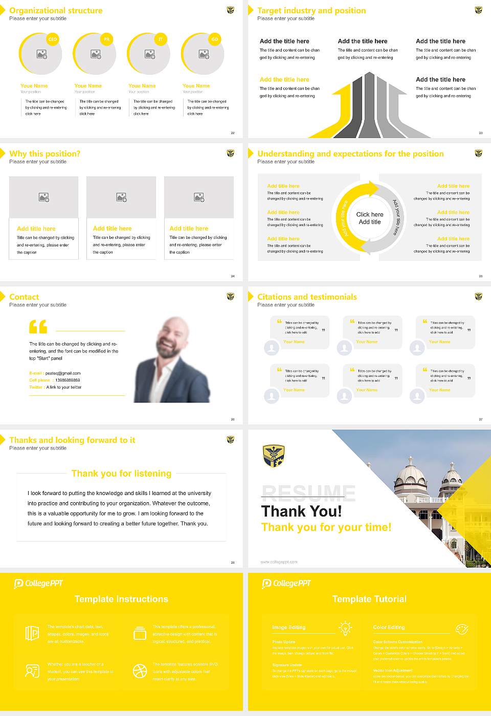 Datta Meghe Institute of Higher Education & Research Resume PPT Template16:9 ratio PPT effect preview image4