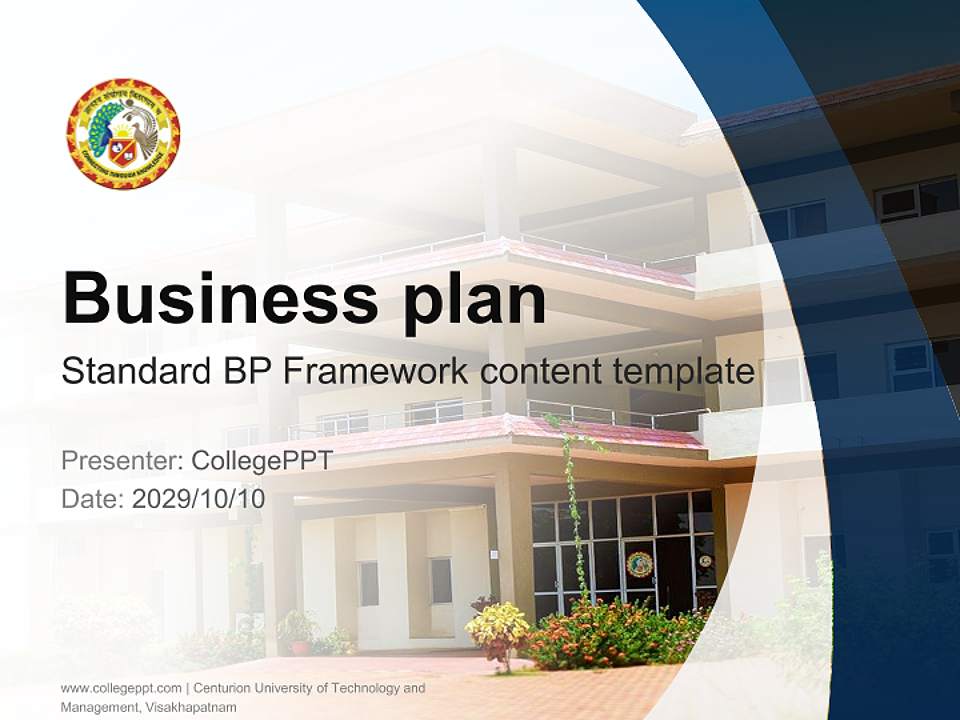 Centurion University of Technology and Management, Visakhapatnam Competition/Entrepreneurship Contest PPT Template4:3 ratio PPT effect preview image9