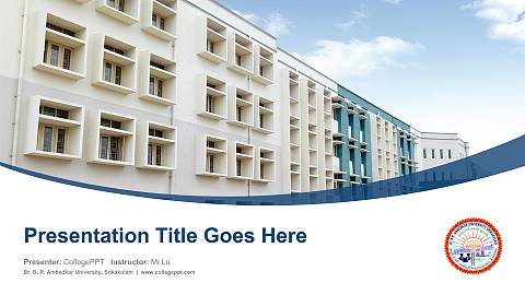 Dr. B. R. Ambedkar University, Srikakulam Course/Courseware Creation PPT Template