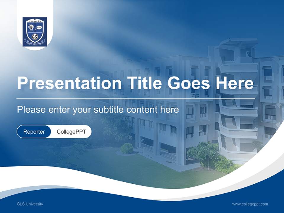 GLS University Lecture Sharing and Networking Event PPT Template4:3 ratio PPT effect preview image4