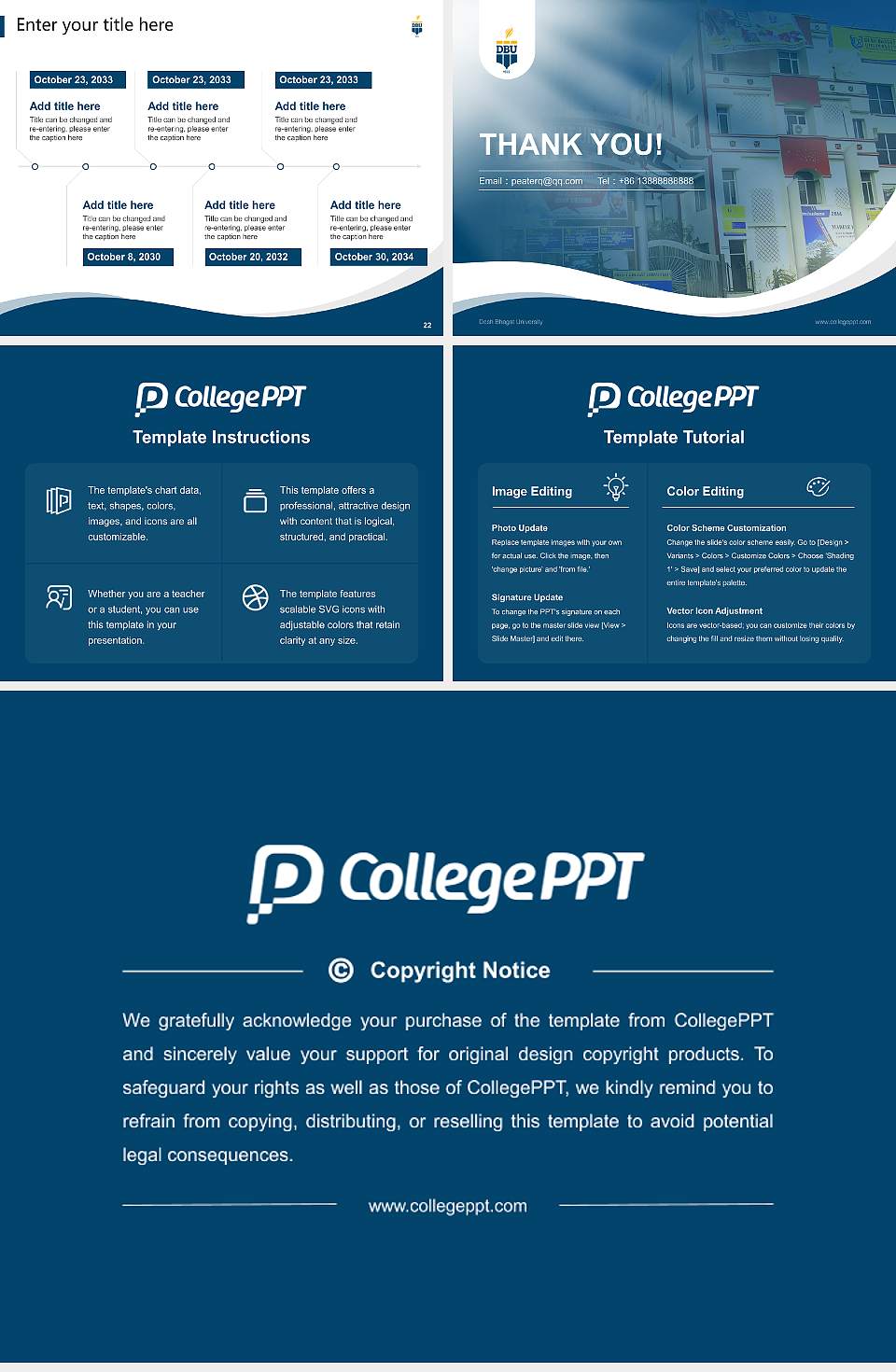Desh Bhagat University Lecture Sharing and Networking Event PPT Template4:3 ratio PPT effect preview image4