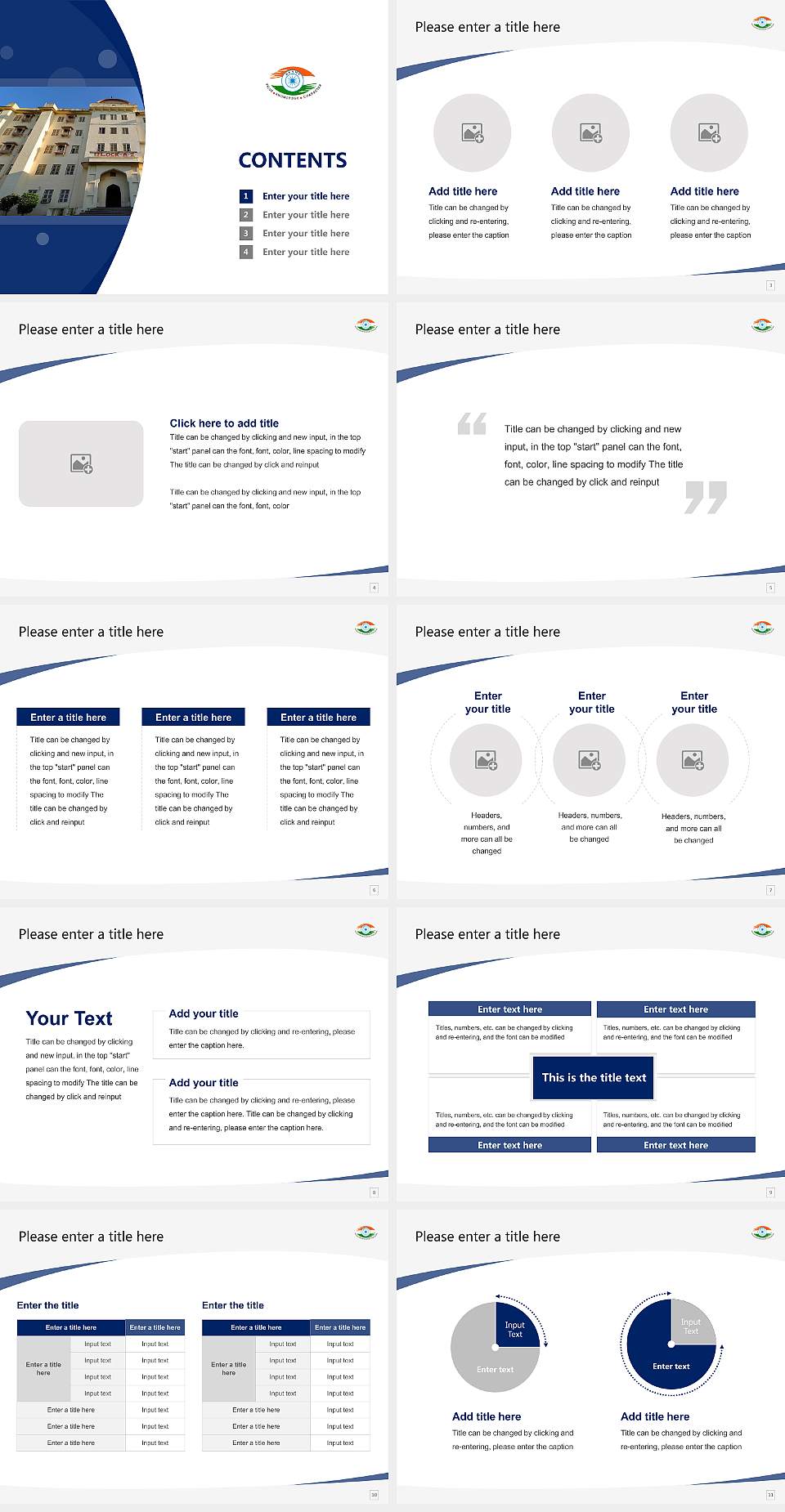 Dr. K.N. Modi University Course/Courseware Creation PPT Template4:3 ratio PPT effect preview image2