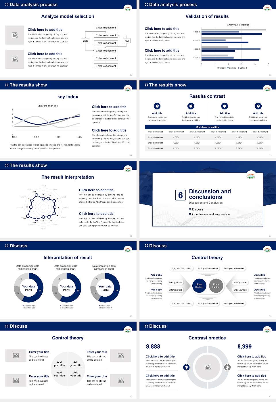 Dr. K.N. Modi University Graduation Thesis Defense PPT Template16:9 ratio PPT effect preview image5