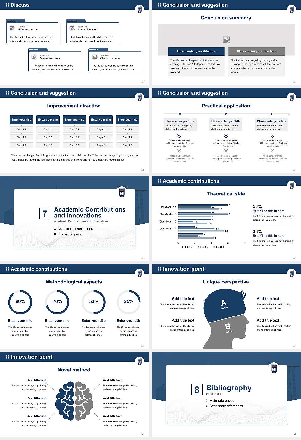 Geeta University Graduation Thesis Defense PPT Template16:9 ratio PPT effect preview image6