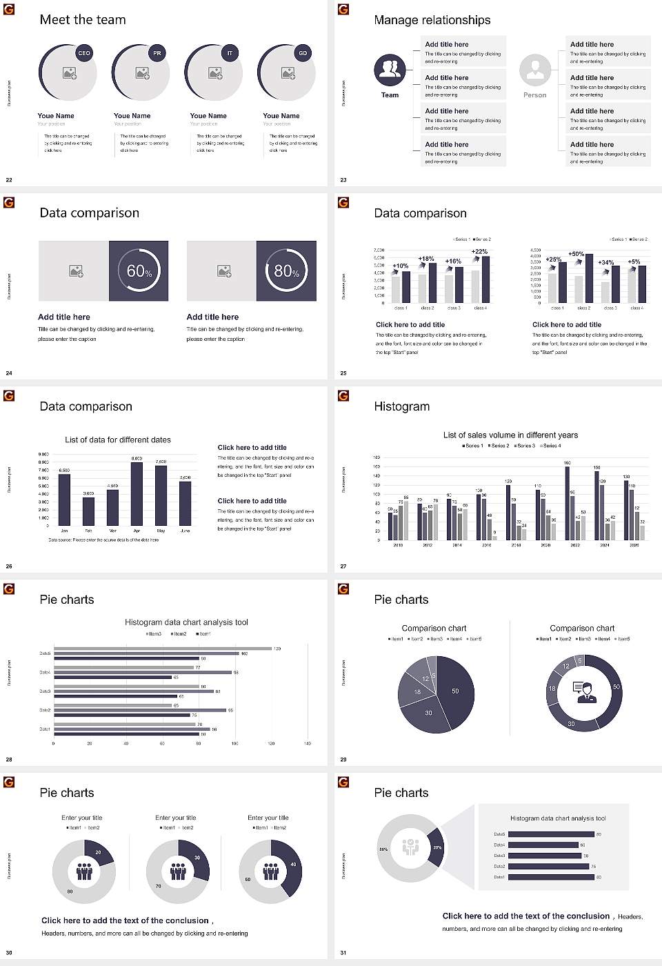 Garden City University Competition/Entrepreneurship Contest PPT Template16:9 ratio PPT effect preview image4
