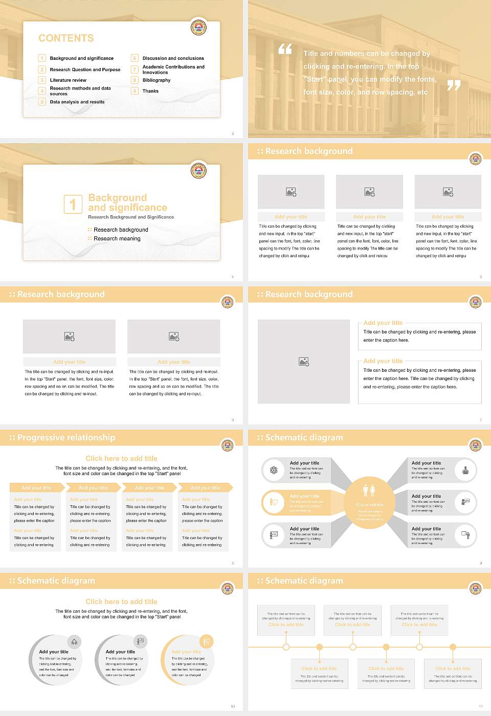 Dr. Harisingh Gour Vishwavidyalaya Graduation Thesis Defense PPT Template16:9 ratio PPT effect preview image2