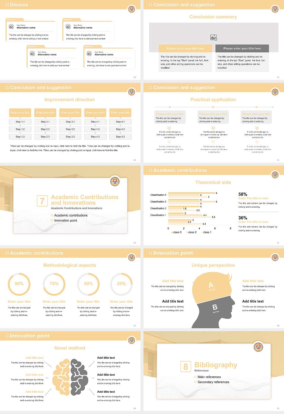 Dr. Harisingh Gour Vishwavidyalaya Graduation Thesis Defense PPT Template16:9 ratio PPT effect preview image6