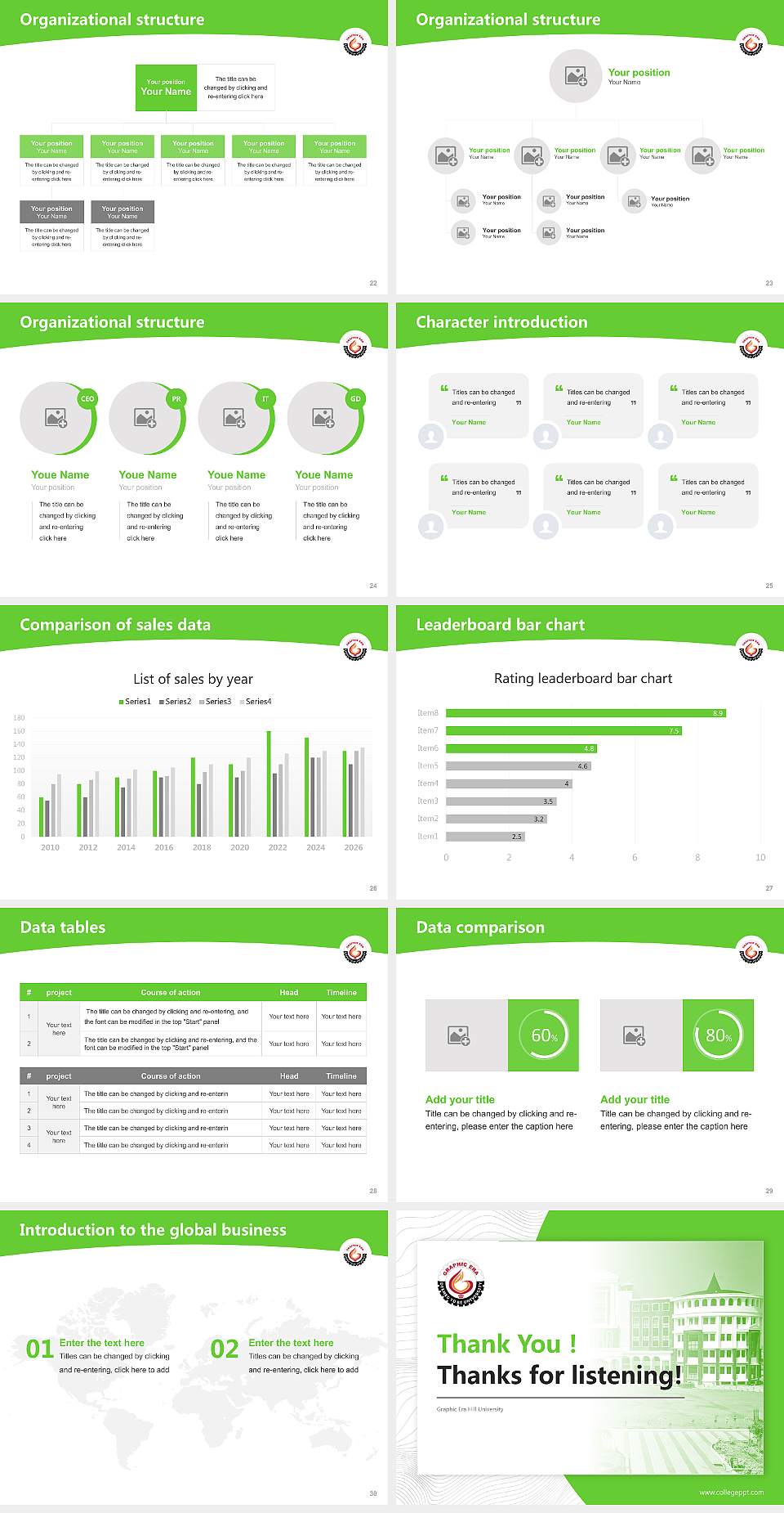 Graphic Era Hill University Academic Presentation/Research Findings Report PPT Template4:3 ratio PPT effect preview image4