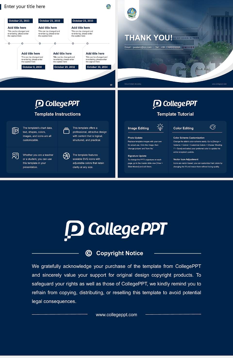 Gokul Global University Lecture Sharing and Networking Event PPT Template4:3 ratio PPT effect preview image4