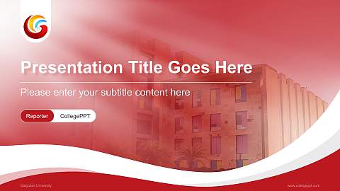 Galgotias University Lecture Sharing and Networking Event PPT Template