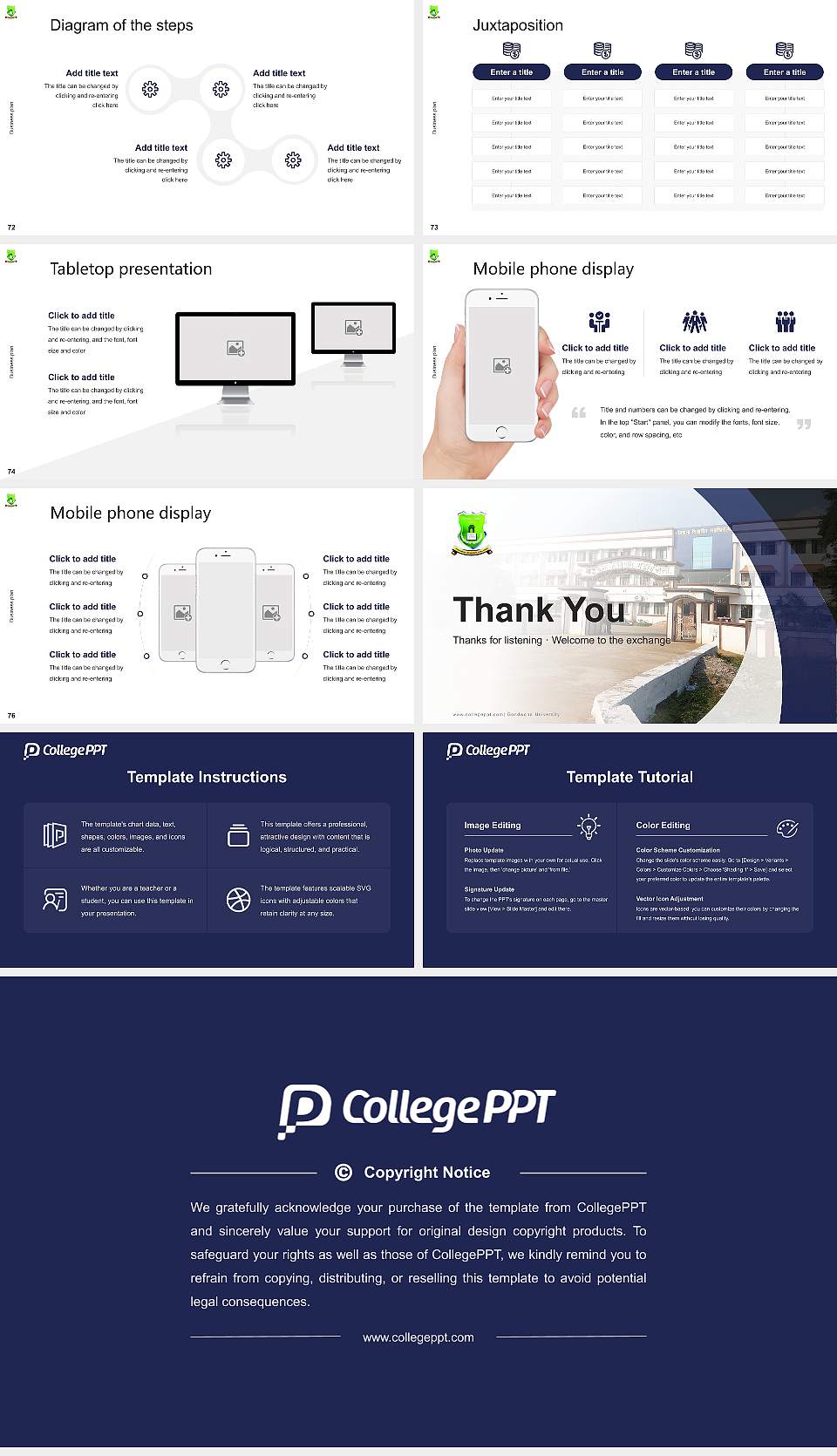 Gondwana University Competition/Entrepreneurship Contest PPT Template16:9 ratio PPT effect preview image9