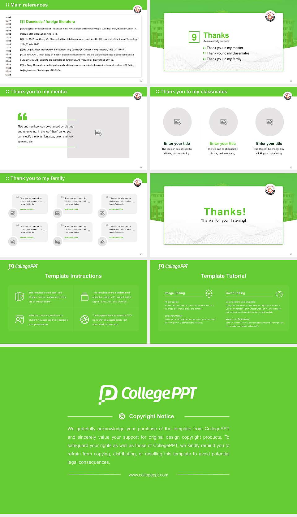 Graphic Era Hill University Graduation Thesis Defense PPT Template16:9 ratio PPT effect preview image7