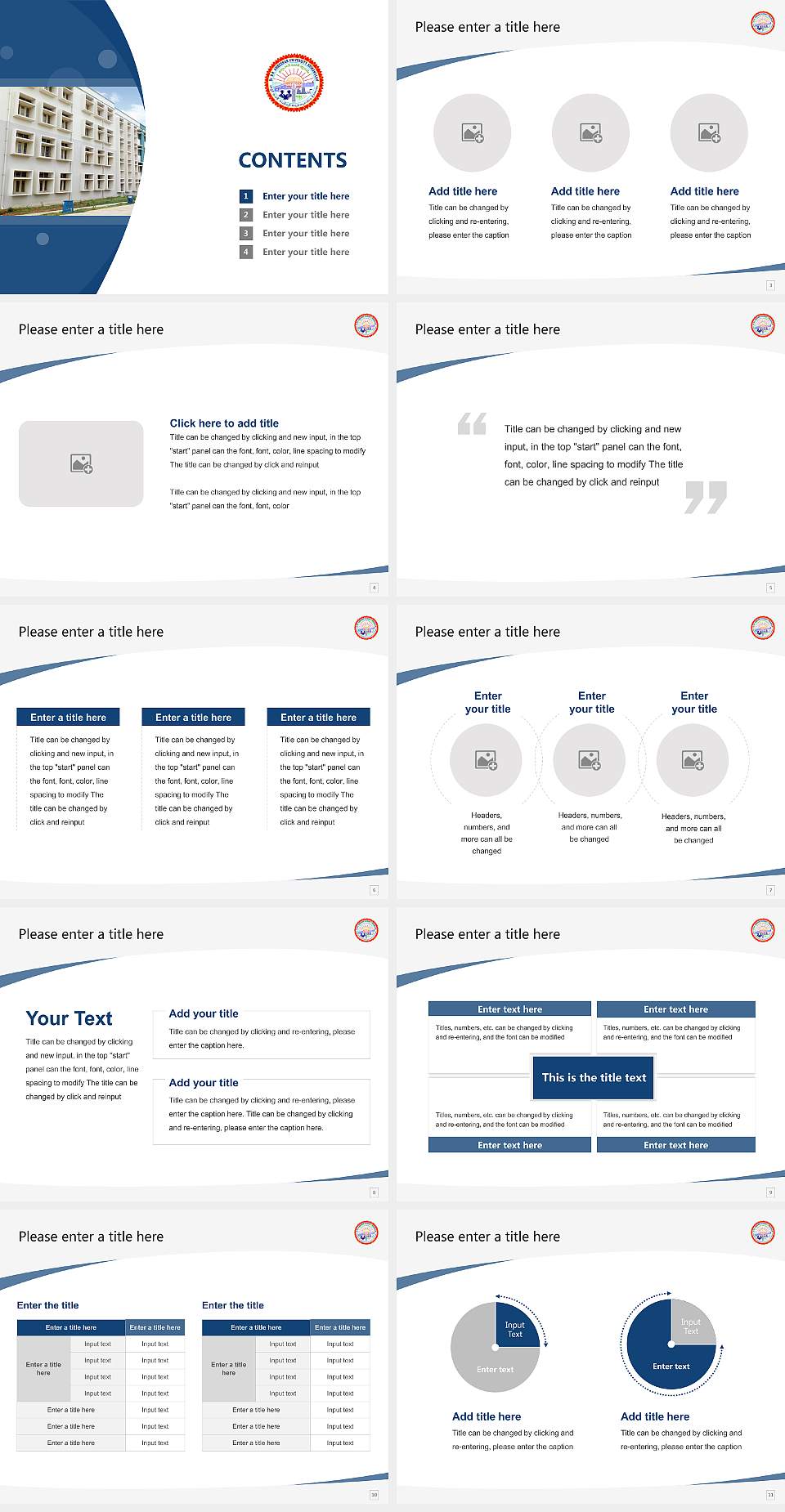 Dr. B. R. Ambedkar University, Srikakulam Course/Courseware Creation PPT Template4:3 ratio PPT effect preview image2