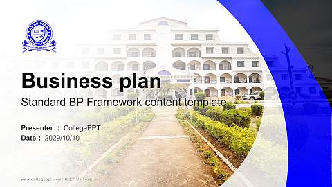 GIET University Competition/Entrepreneurship Contest PPT Template