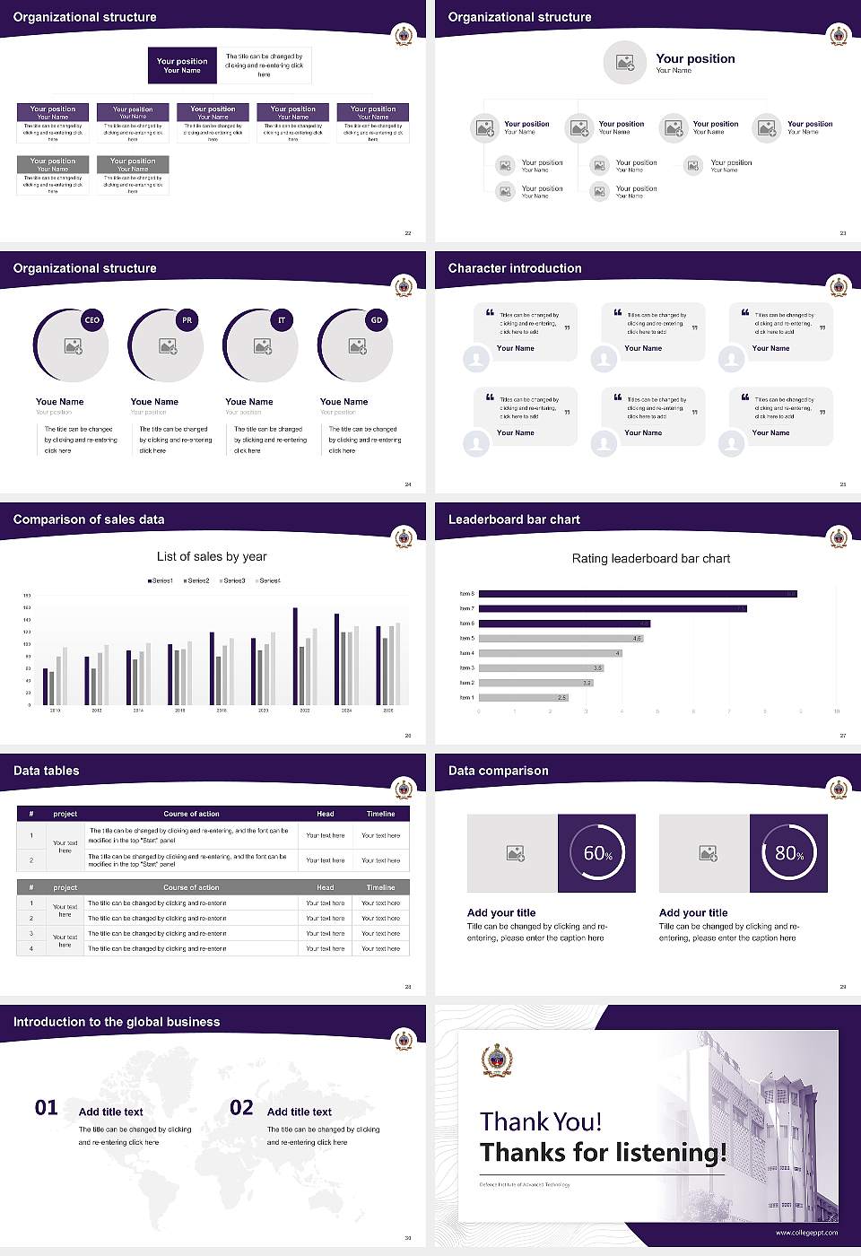 Defence Institute of Advanced Technology Academic Presentation/Research Findings Report PPT Template16:9 ratio PPT effect preview image4