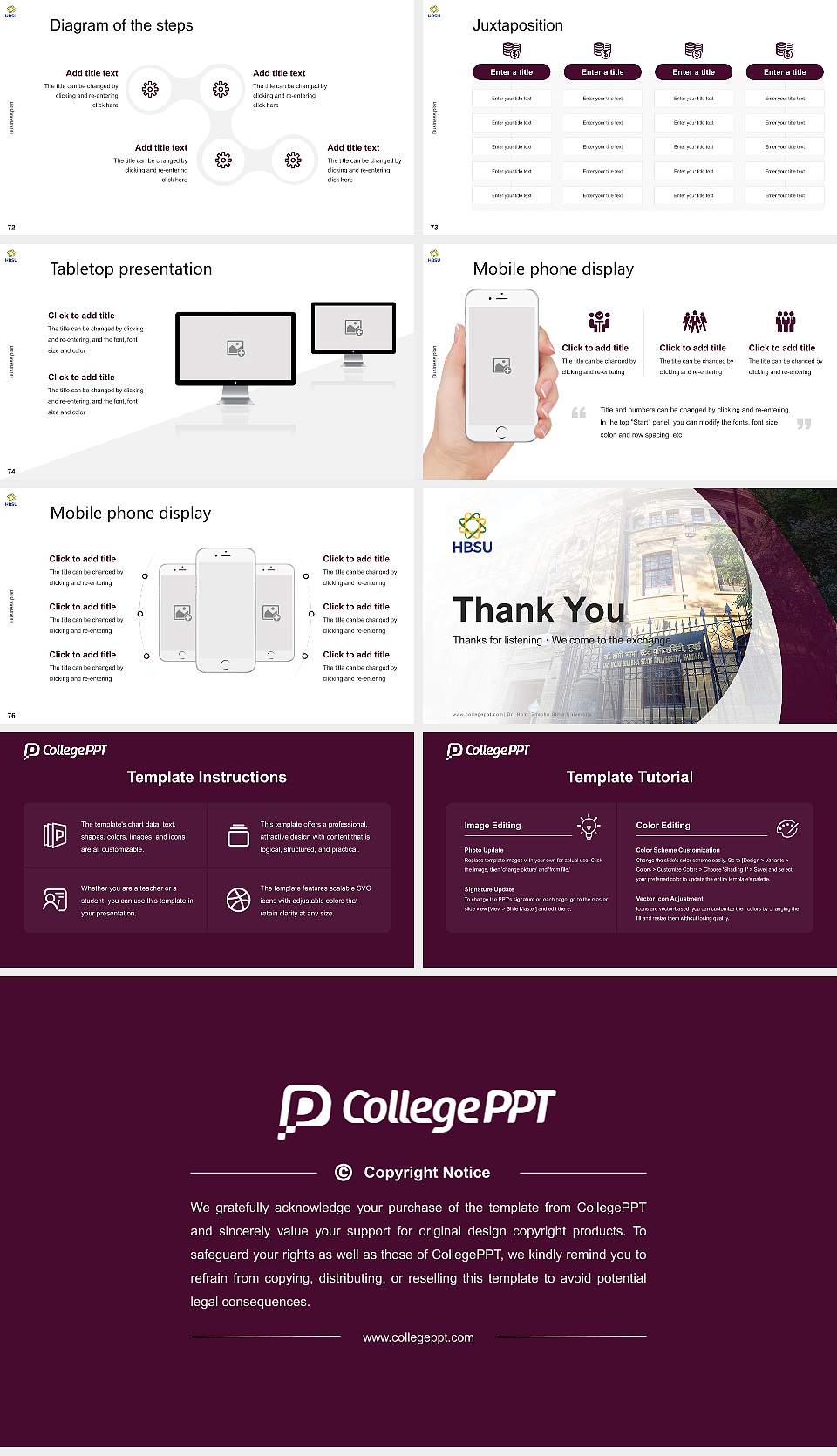 Dr. Homi Bhabha State University Competition/Entrepreneurship Contest PPT Template16:9 ratio PPT effect preview image9