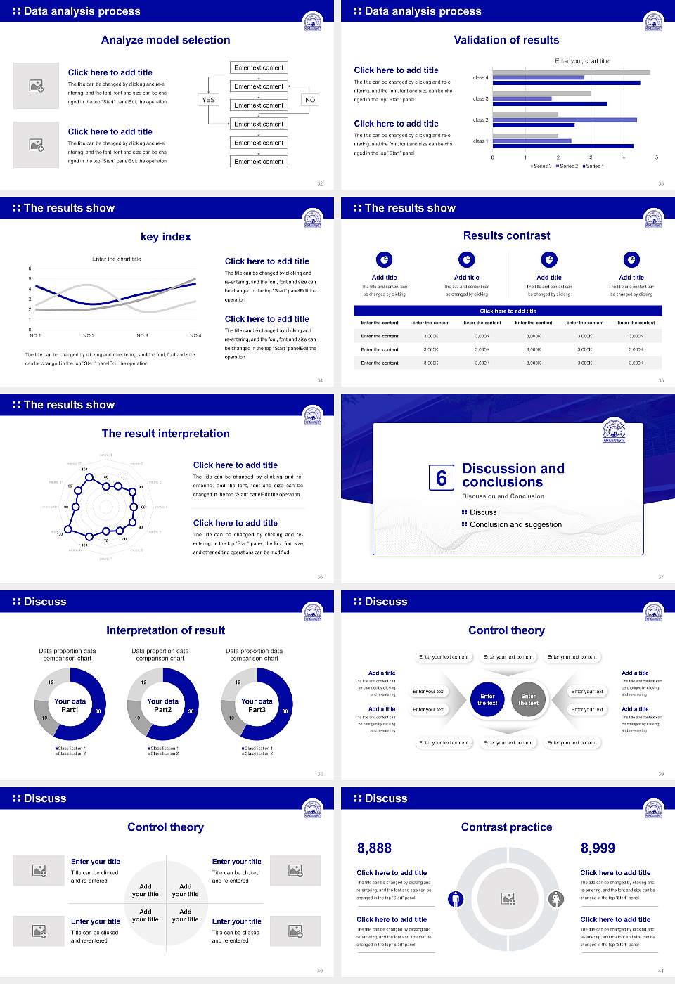 Fakir Mohan University Graduation Thesis Defense PPT Template16:9 ratio PPT effect preview image5