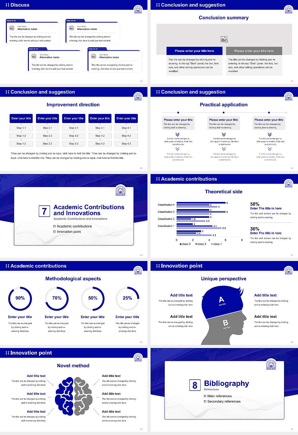 Fakir Mohan University Graduation Thesis Defense PPT Template16:9 ratio PPT effect preview image6