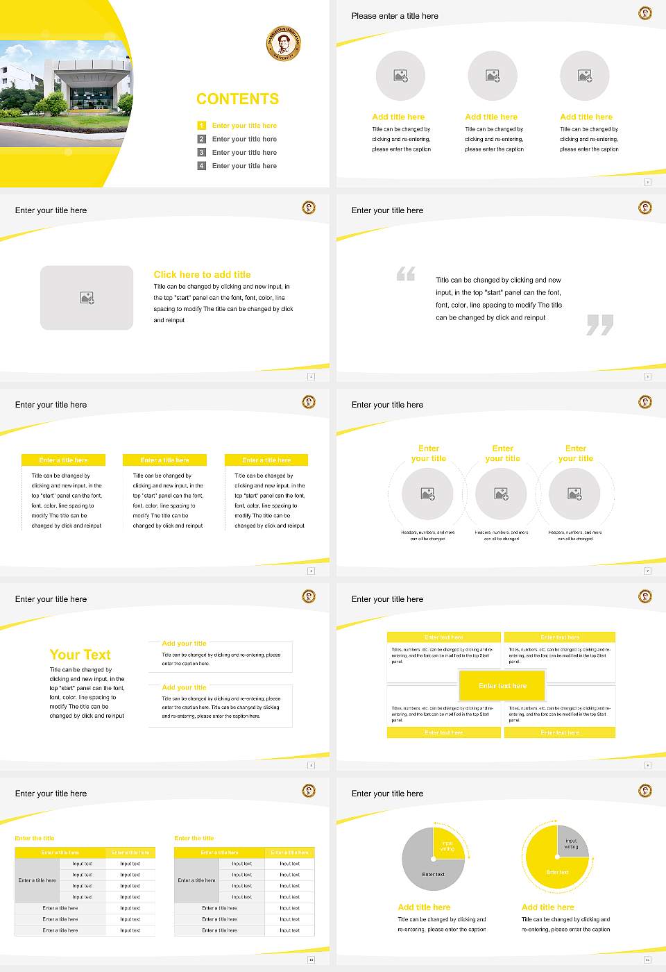Dhanalakshmi Srinivasan University Course/Courseware Creation PPT Template16:9 ratio PPT effect preview image2