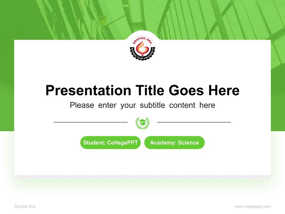 Graphic Era National Scholarship Defense PPT Template4:3 ratio PPT effect preview image4