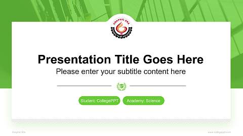 Graphic Era National Scholarship Defense PPT Template