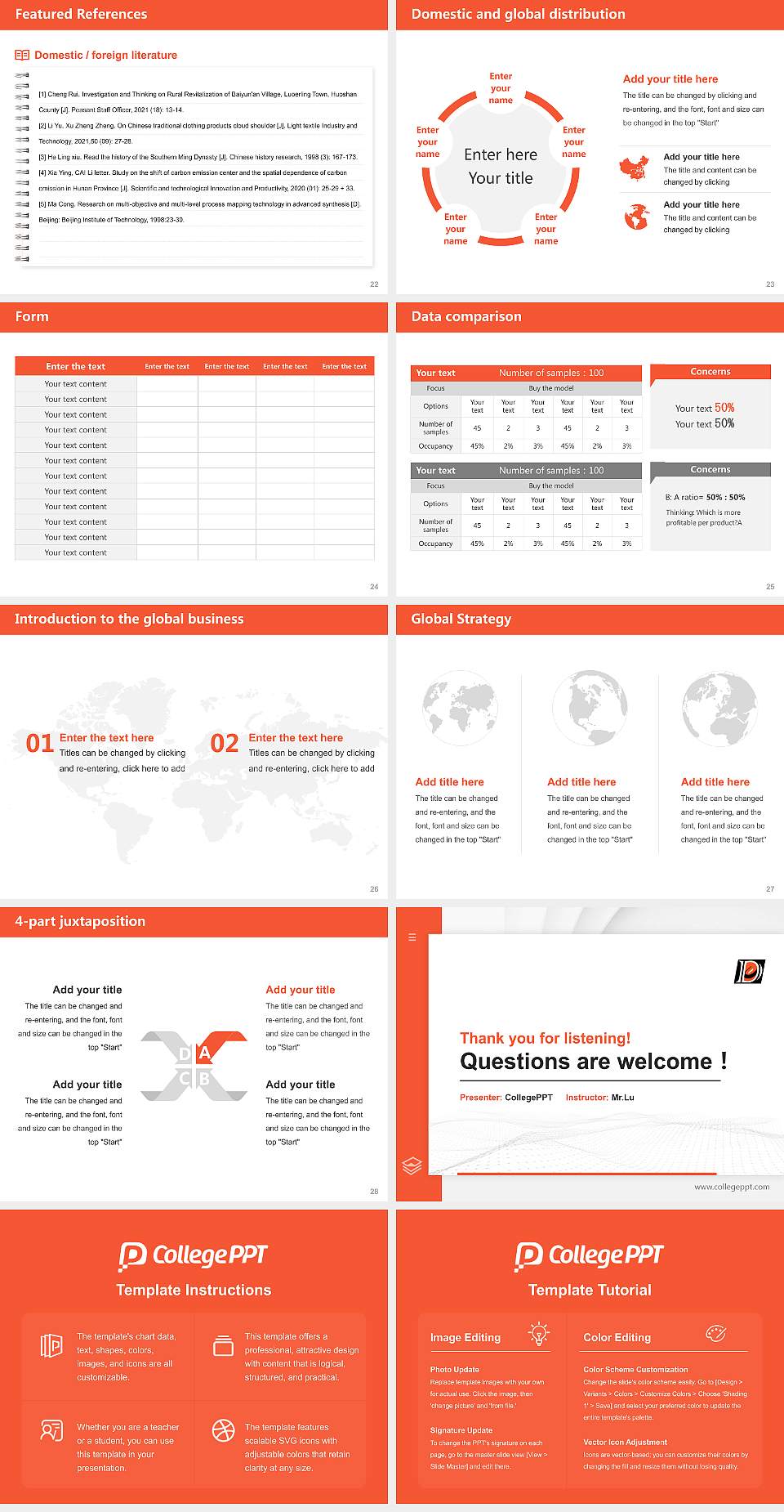 Dharmsinh Desai University Thesis Proposal/Graduation Defense PPT Template4:3 ratio PPT effect preview image4