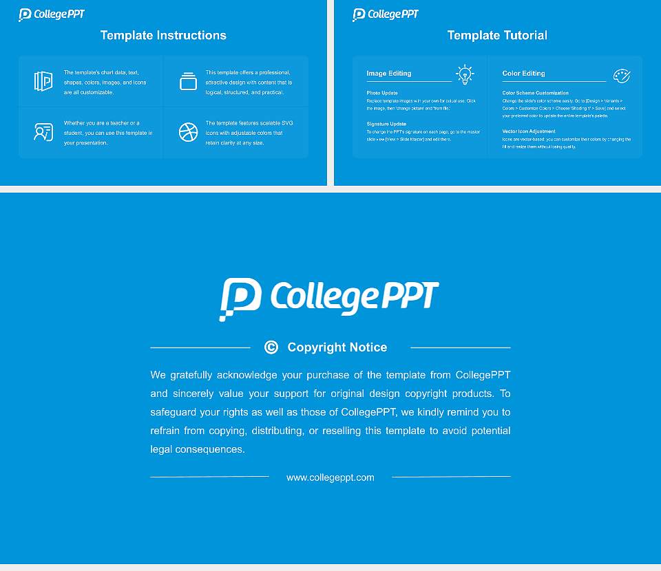 DIT University Academic Presentation/Research Findings Report PPT Template16:9 ratio PPT effect preview image5
