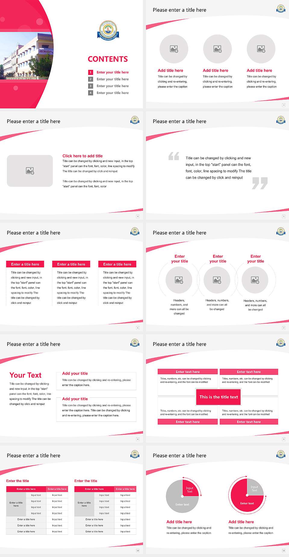 Dr. Abdul Haq Urdu University Course/Courseware Creation PPT Template4:3 ratio PPT effect preview image2