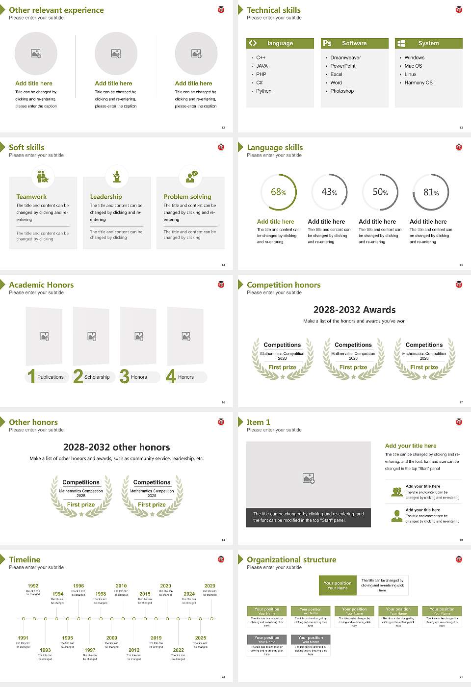 Dr. Ram Manohar Lohiya National Law University Resume PPT Template16:9 ratio PPT effect preview image3