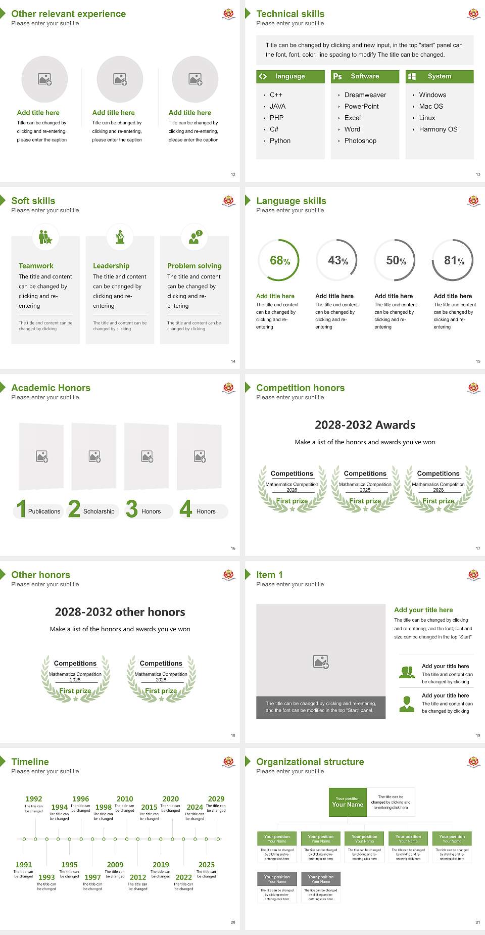 Gujarat Ayurveda University Resume PPT Template4:3 ratio PPT effect preview image3