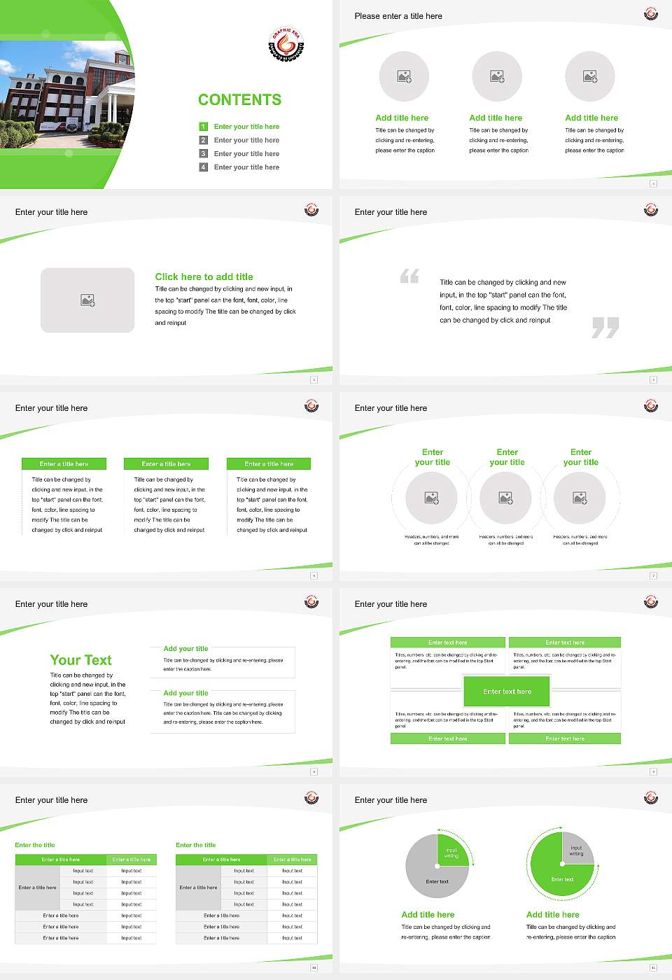 Graphic Era Course/Courseware Creation PPT Template16:9 ratio PPT effect preview image2
