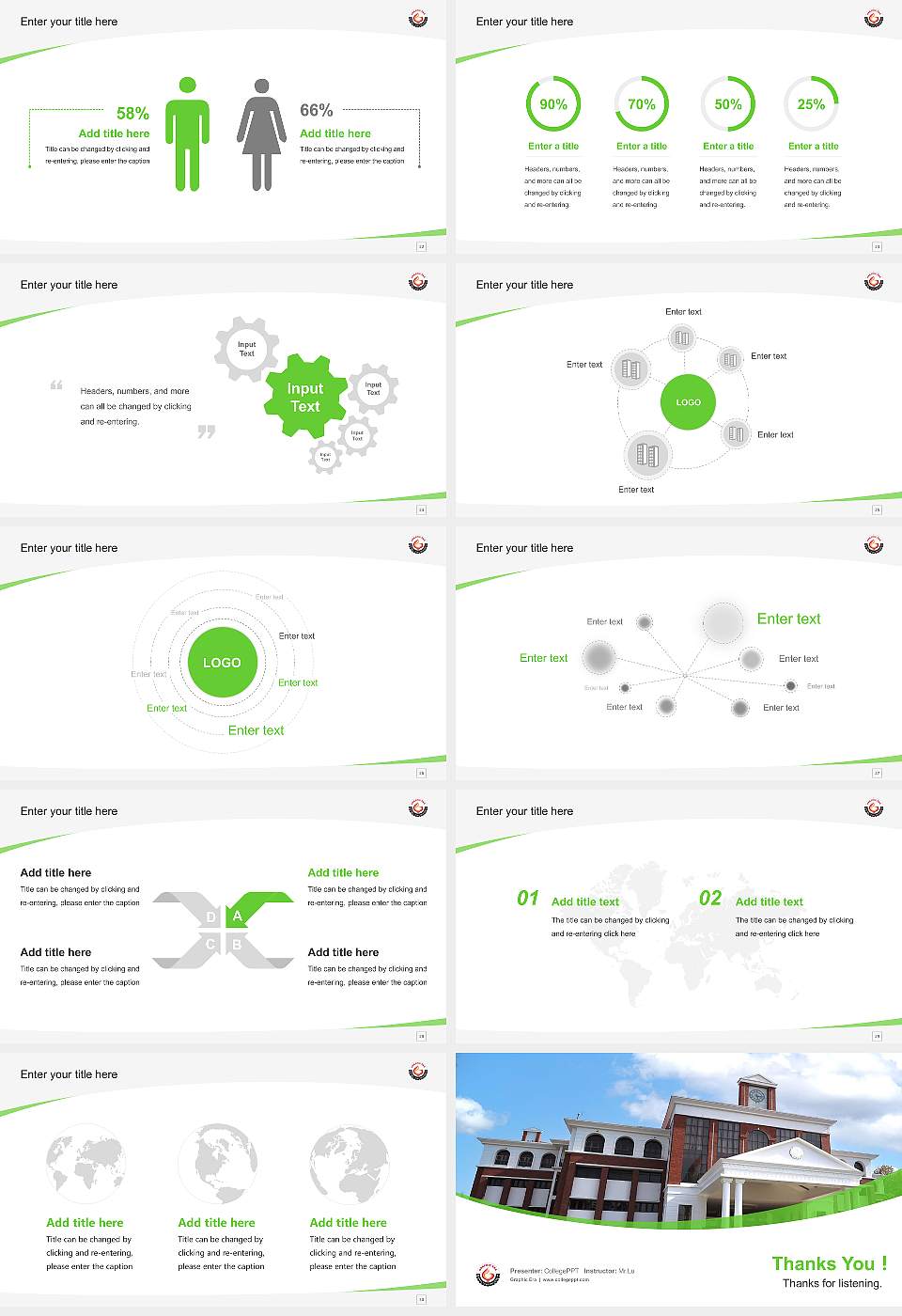 Graphic Era Course/Courseware Creation PPT Template16:9 ratio PPT effect preview image4
