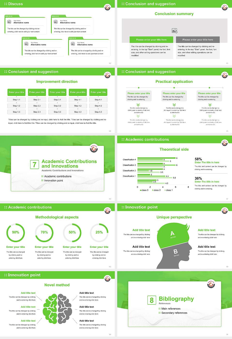 Graphic Era Graduation Thesis Defense PPT Template16:9 ratio PPT effect preview image6