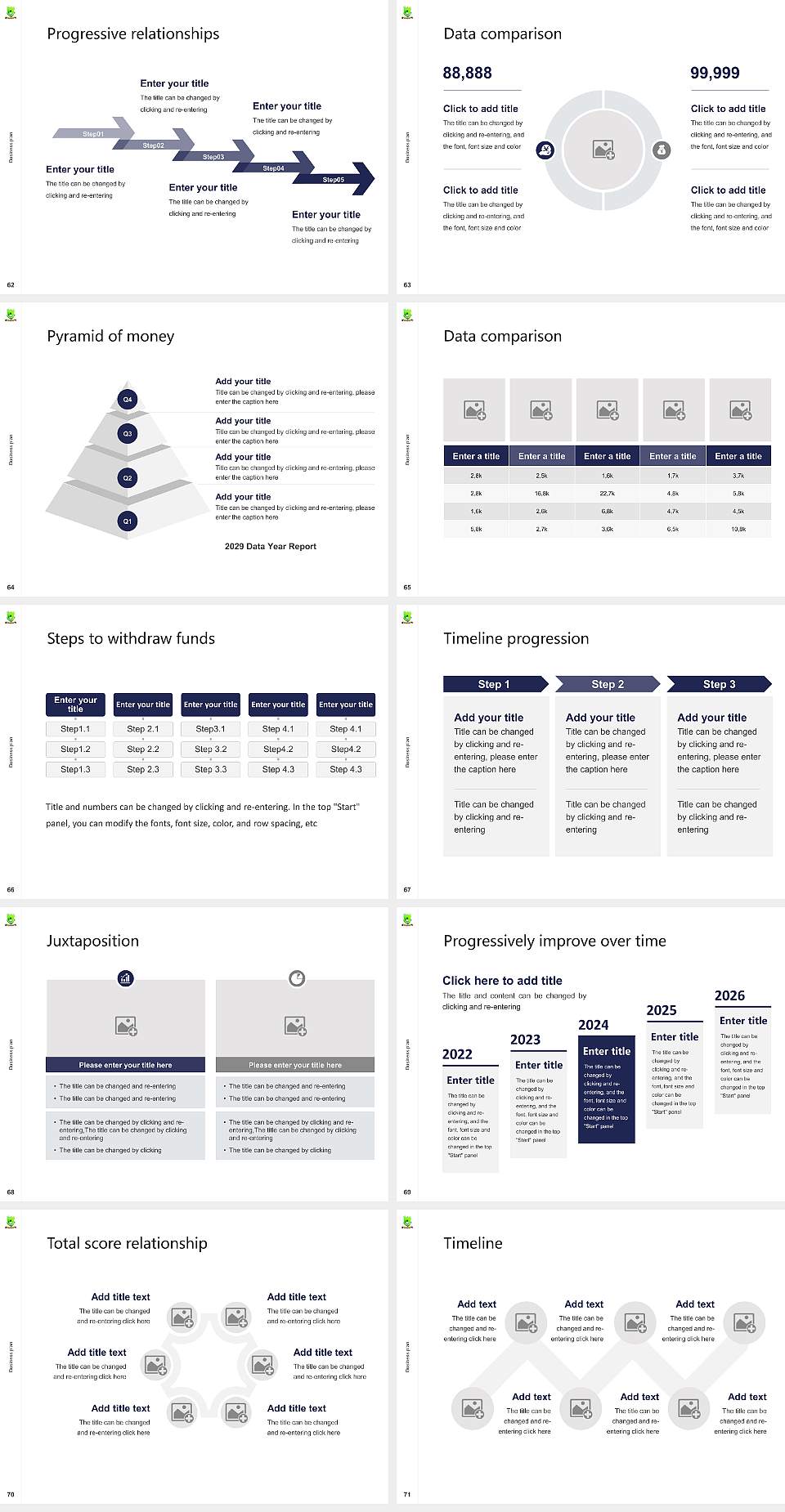 Gondwana University Competition/Entrepreneurship Contest PPT Template4:3 ratio PPT effect preview image8