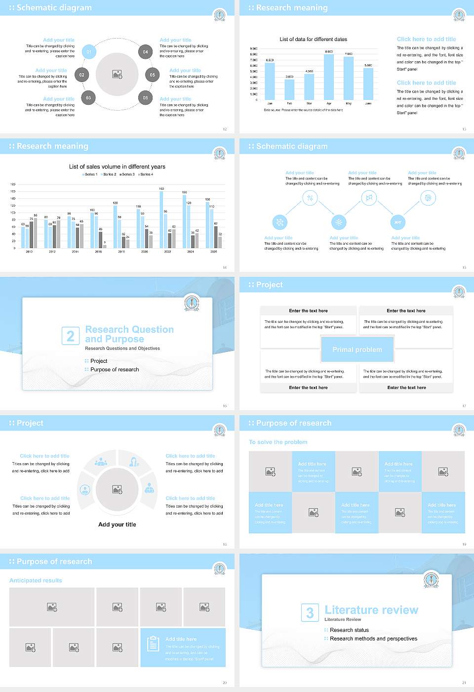 Dr. B.R. Ambedkar University of Social Sciences Graduation Thesis Defense PPT Template16:9 ratio PPT effect preview image3