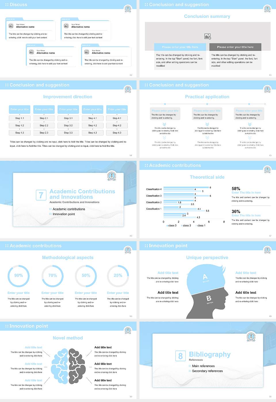 Dr. B.R. Ambedkar University of Social Sciences Graduation Thesis Defense PPT Template16:9 ratio PPT effect preview image6