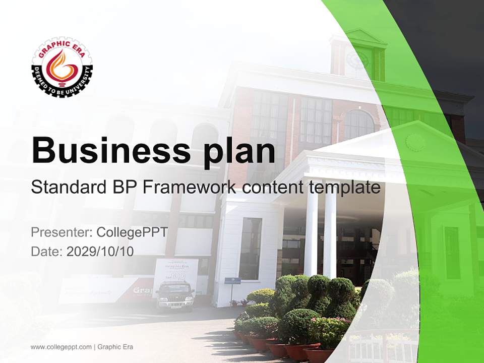 Graphic Era Competition/Entrepreneurship Contest PPT Template4:3 ratio PPT effect preview image9