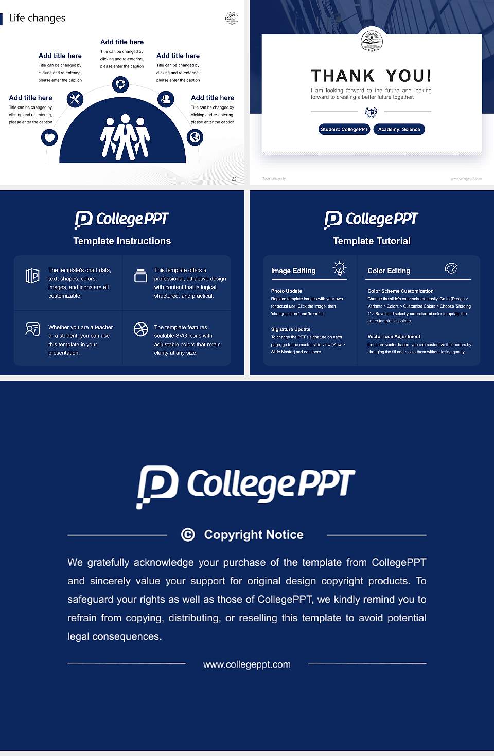 Doon University National Scholarship Defense PPT Template4:3 ratio PPT effect preview image4