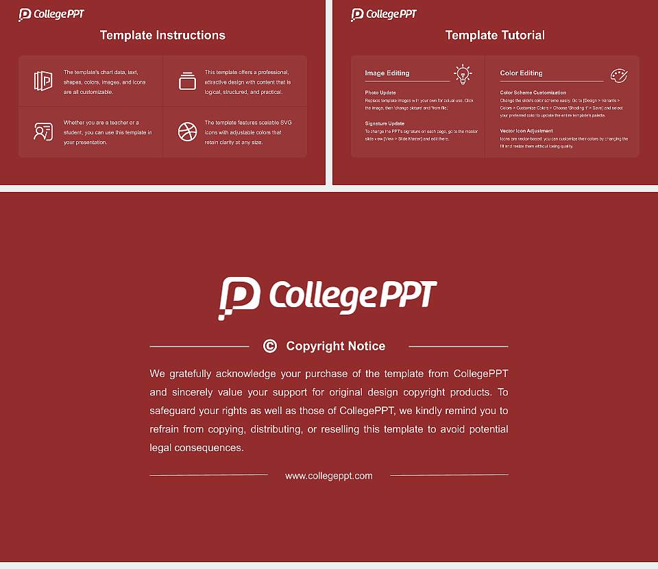 F.S. University Academic Presentation/Research Findings Report PPT Template16:9 ratio PPT effect preview image5