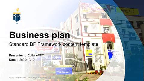 Desh Bhagat University Competition/Entrepreneurship Contest PPT Template