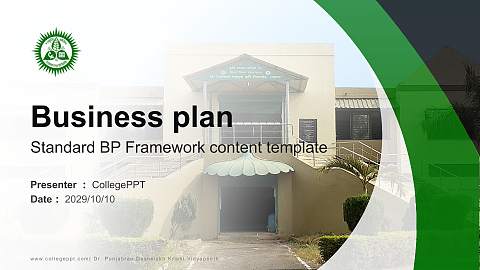 Dr. Punjabrao Deshmukh Krishi Vidyapeeth Competition/Entrepreneurship Contest PPT Template