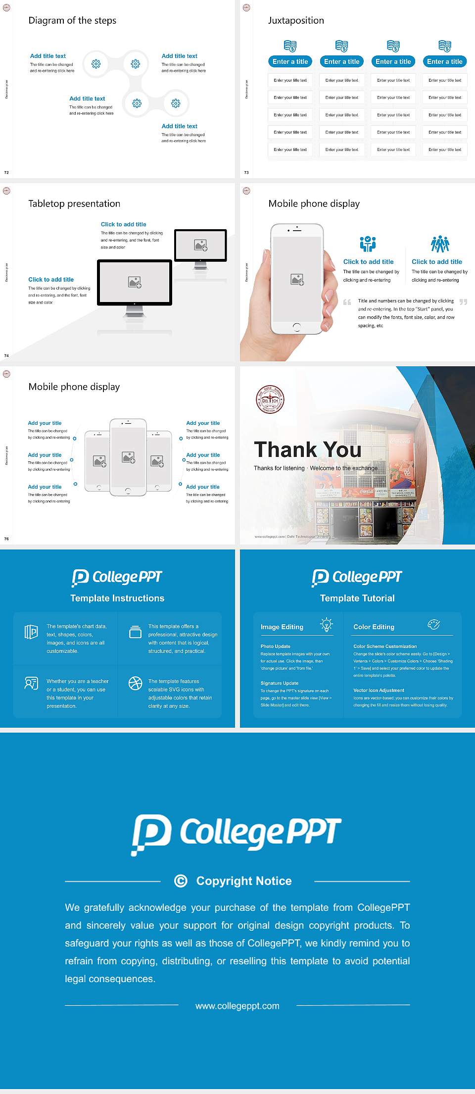 Delhi Technological University Competition/Entrepreneurship Contest PPT Template4:3 ratio PPT effect preview image9