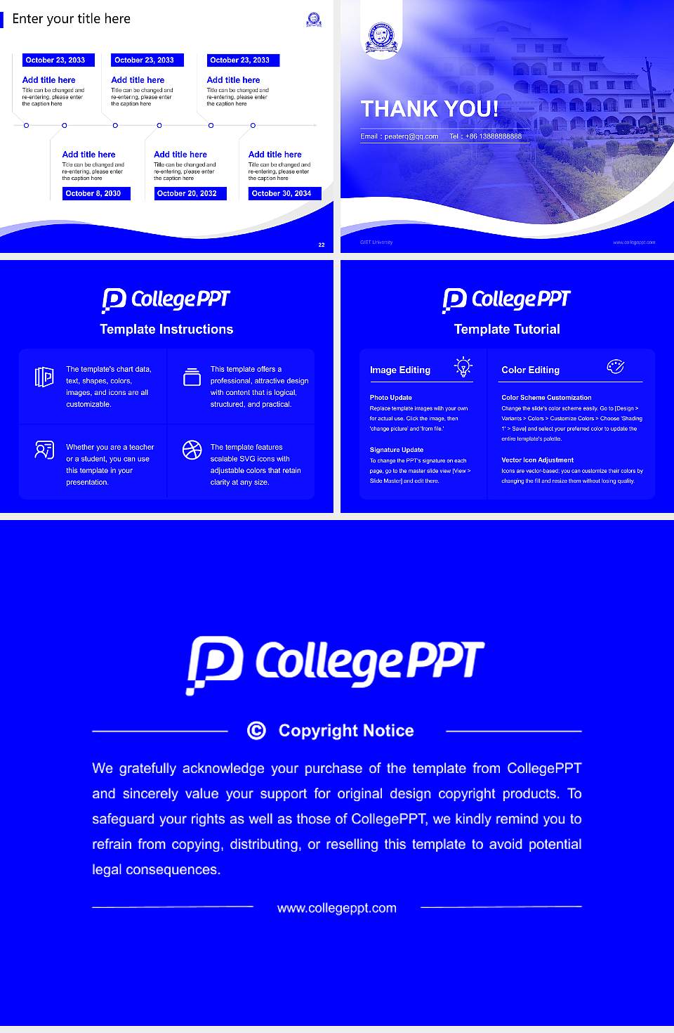 GIET University Lecture Sharing and Networking Event PPT Template4:3 ratio PPT effect preview image4