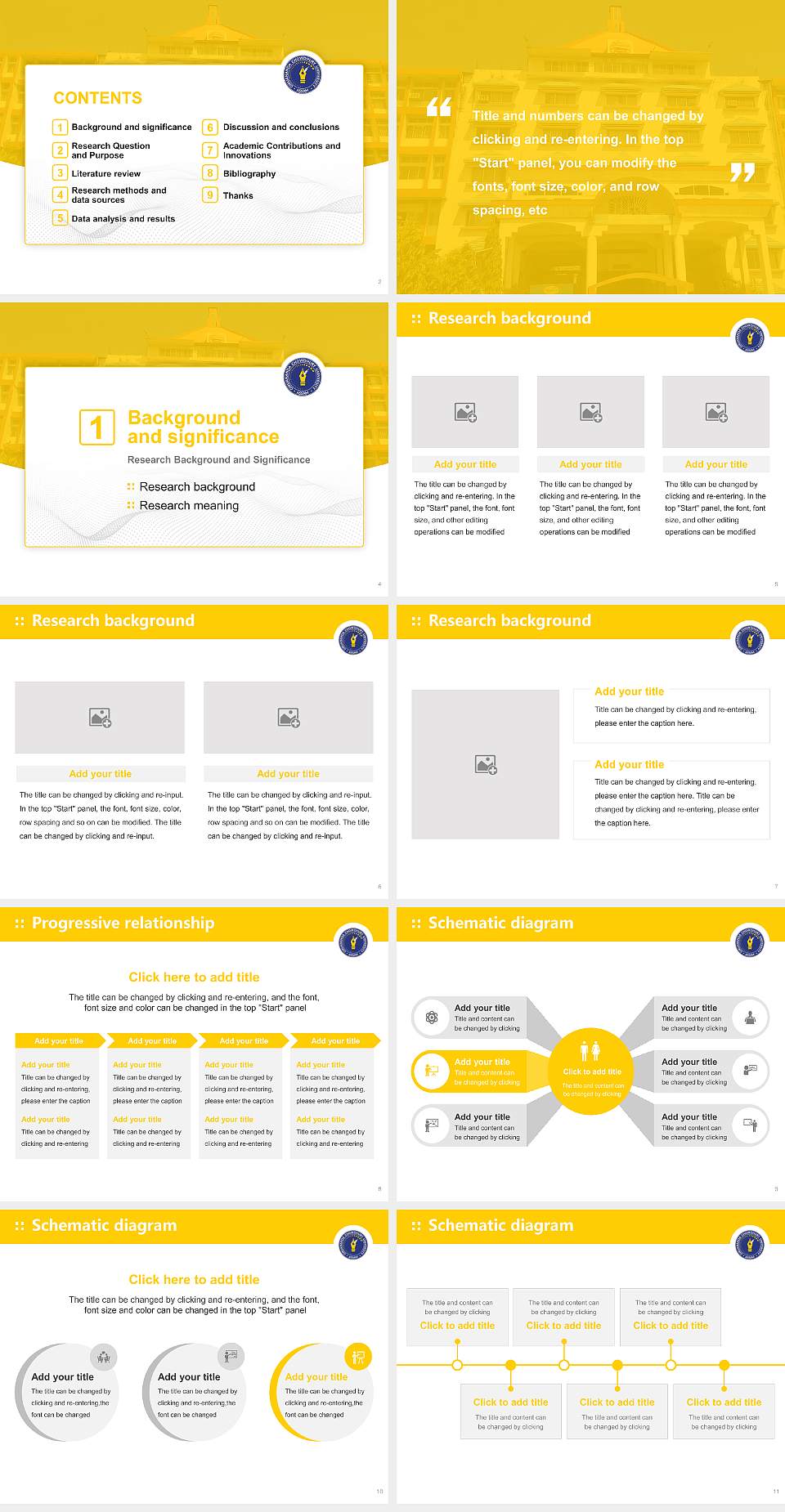 Girijananda Chowdhury University Assam Graduation Thesis Defense PPT Template4:3 ratio PPT effect preview image2