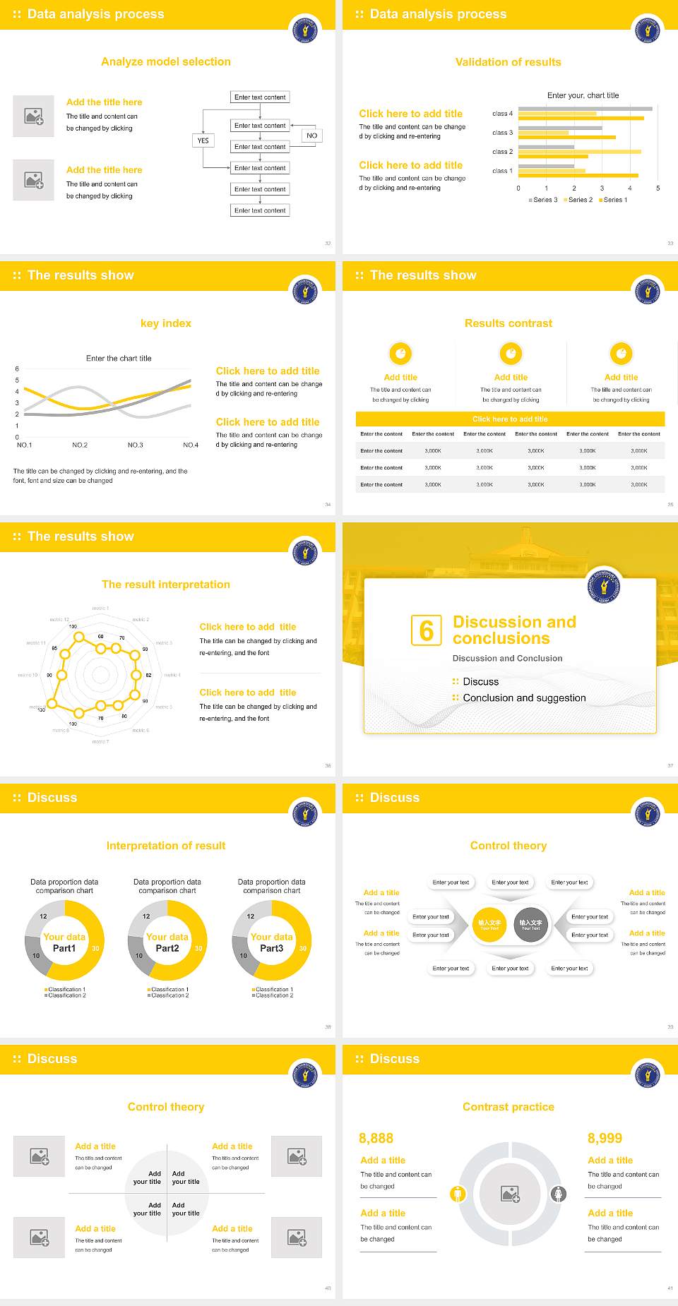 Girijananda Chowdhury University Assam Graduation Thesis Defense PPT Template4:3 ratio PPT effect preview image5