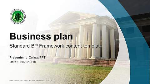 Forest Research Institute Competition/Entrepreneurship Contest PPT Template