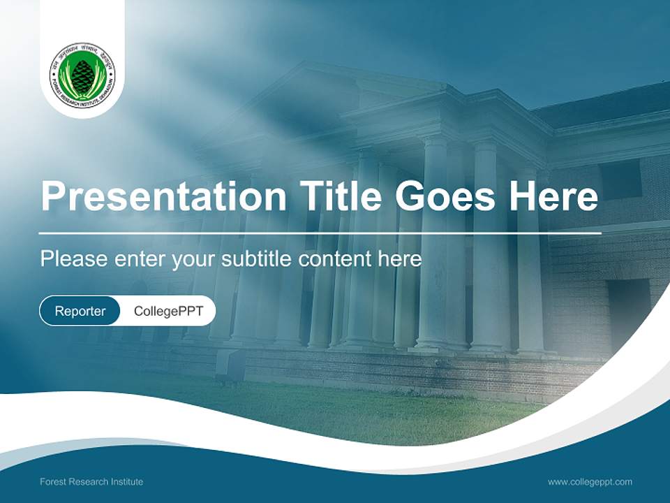 Forest Research Institute Lecture Sharing and Networking Event PPT Template4:3 ratio PPT effect preview image4