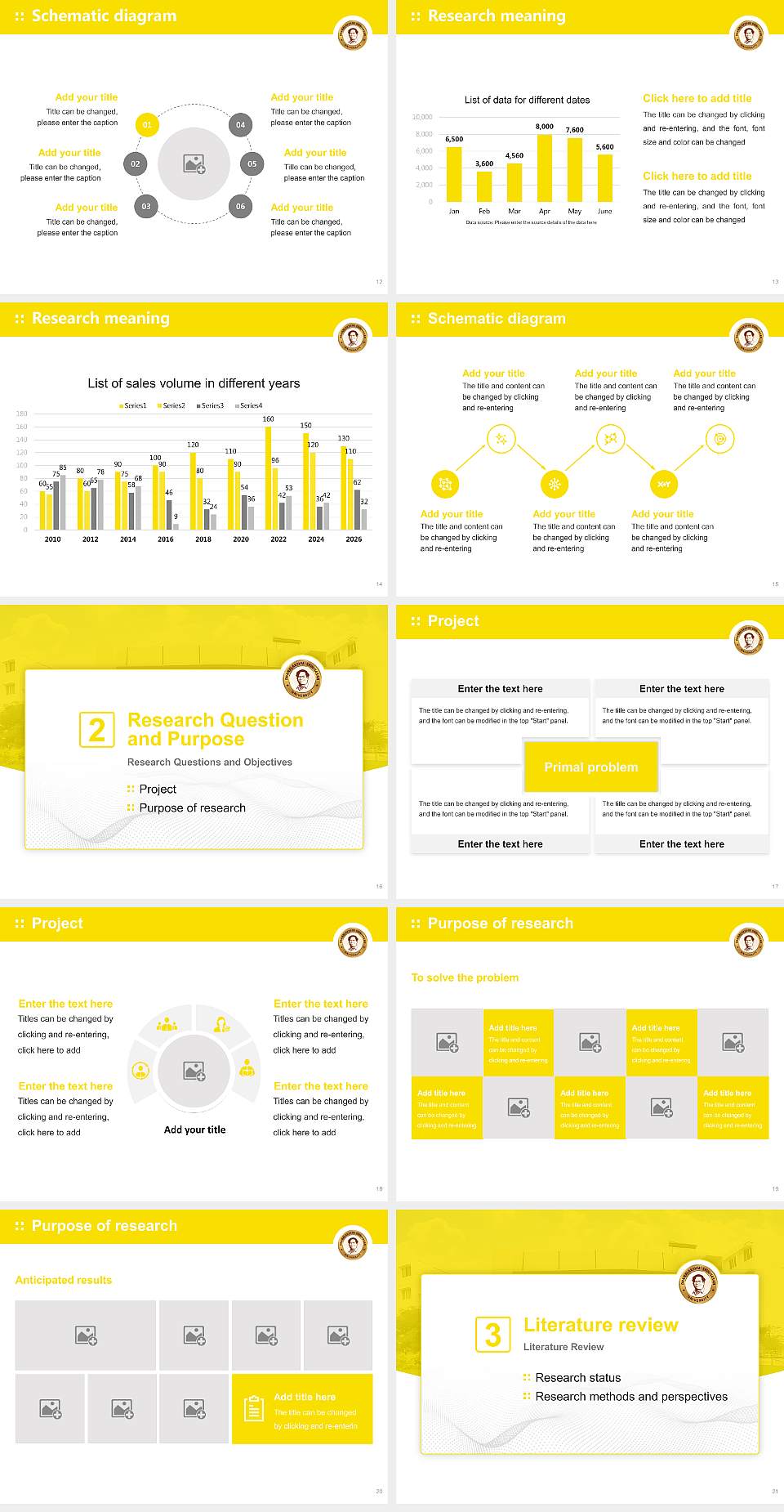 Dhanalakshmi Srinivasan University Graduation Thesis Defense PPT Template4:3 ratio PPT effect preview image3