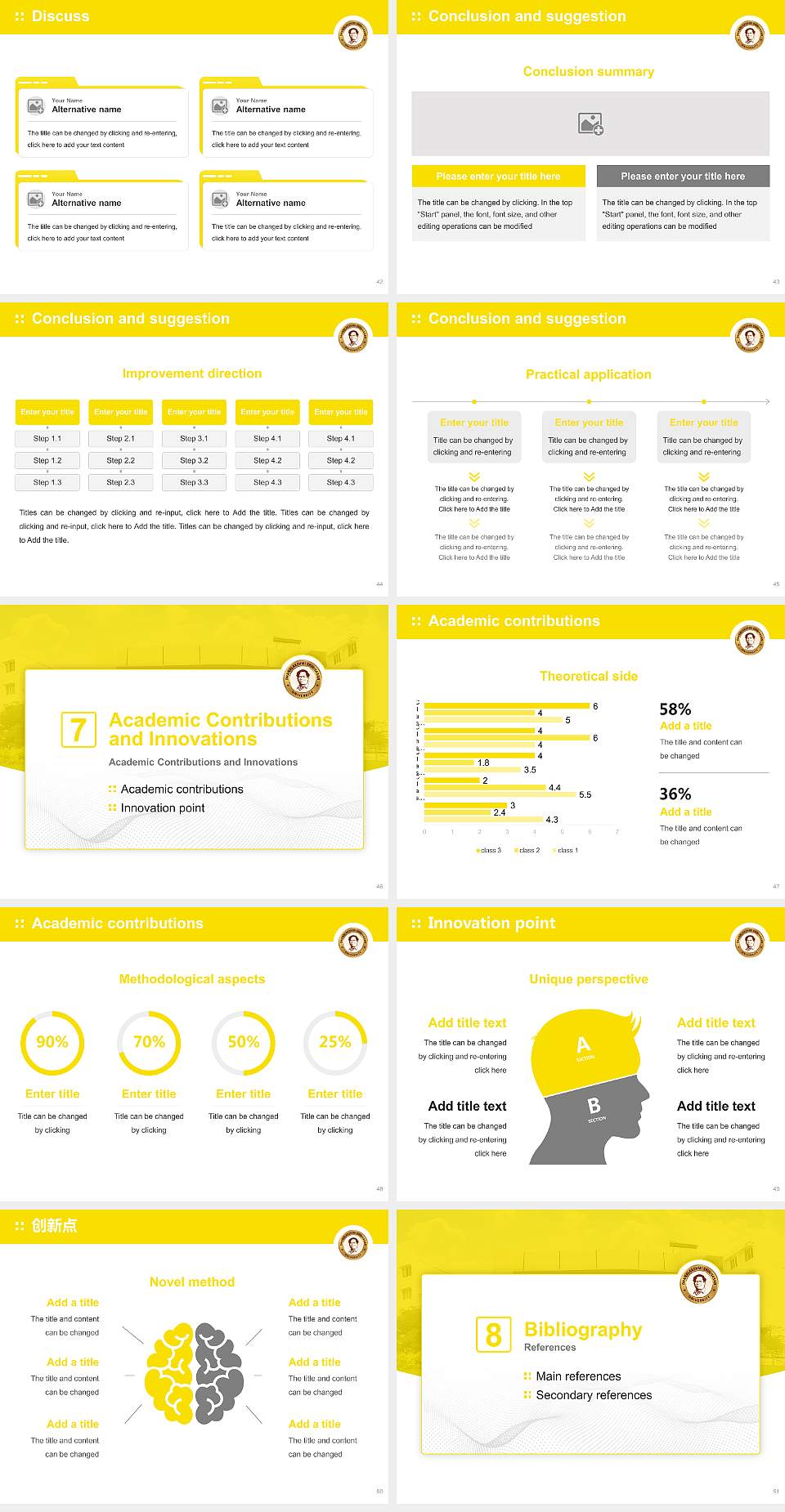 Dhanalakshmi Srinivasan University Graduation Thesis Defense PPT Template4:3 ratio PPT effect preview image6