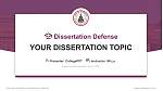 Gautam Buddha University Graduation Thesis Defense PPT Template